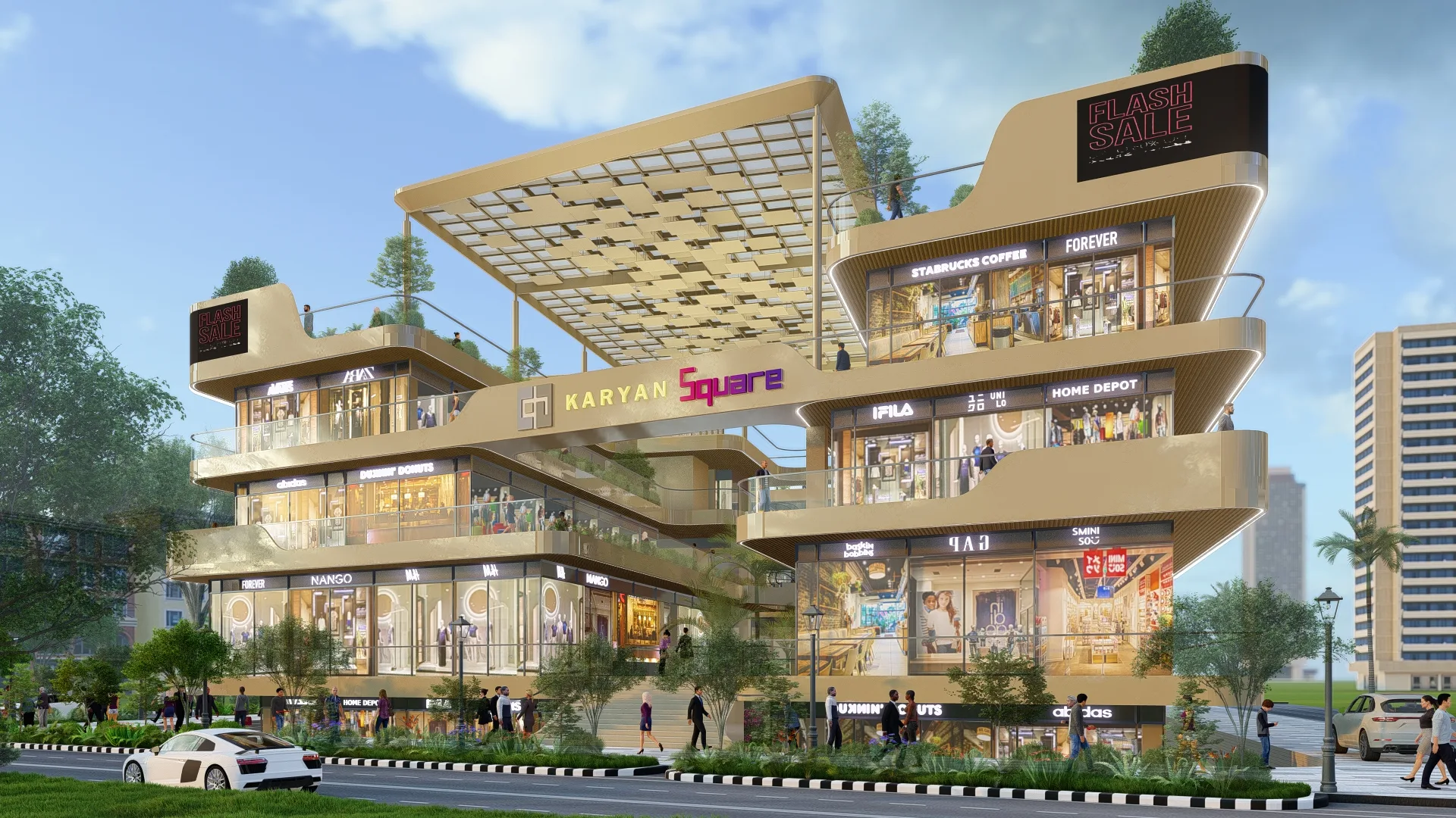 Karyan Square Sector 1 Wave City NH-24 Ghaziabad